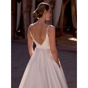 Robe de mariée Nora Queen en Satin Mikado T 36 à 46