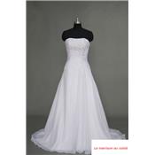 Robe de mariée Juliette blanche T 36 broderie organza