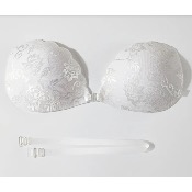 Soutien-gorge adhésif en silicone, dessus en dentelle A à E