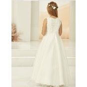 Robe de cérémonie fille en dentelle et organza 7 à 13 ans