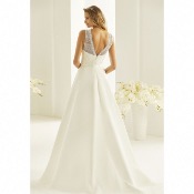 Robe de mariee Riviera ivoire T38 dentelle mousseline Bianco Evento