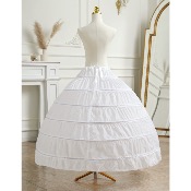 Jupon de mariée Taille unique  extensible 6 cerceaux