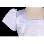 Robe fillette Aglaé blanche T 18/24 mois