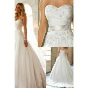 Robe de mariée Clara T 42 IVOIRE ou T 34 BLANCHE
