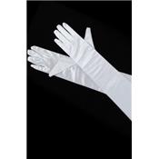 Gants de mariée blanc, ou noir longs