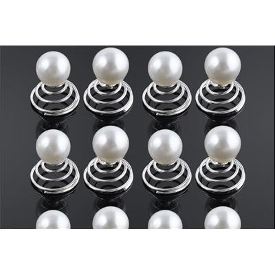 Lot de 6 spirales perles coiffure mariage