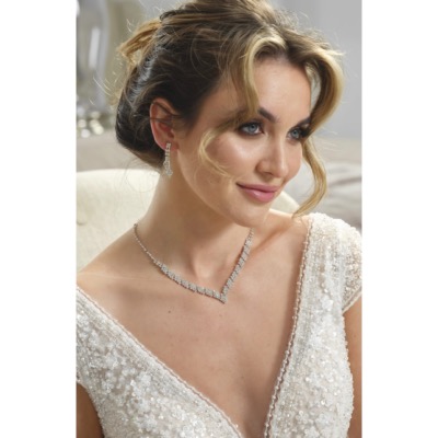 Parure de mariée en strass Bajabella