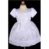 Robe fillette Aglaé blanche T 18/24 mois