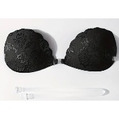 Soutien-gorge adhésif en silicone, dessus en dentelle A à E