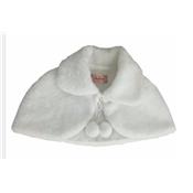 Boléro fillette blanc Pompon 2/3 ans mariage, cérémonie