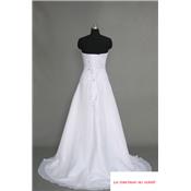 Robe de mariée Juliette blanche T 36 broderie organza