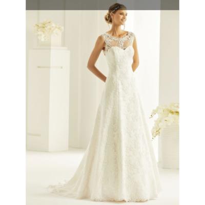 Robe de mariée Sabrina Bianco Evento ivoire dentelle T 36   dernière taille disponible