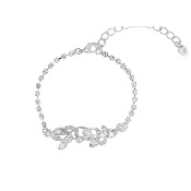 Parure de mariée avec cristaux et perles