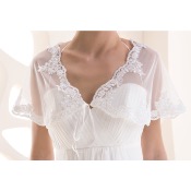 tole de mariage en dentelle Blanche ou ivoire
