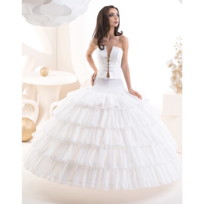 Jupon de mariée princesse 5 cerceaux et 510 cm de circonférence 