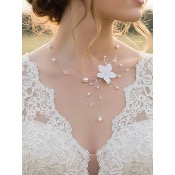 Collier de mariage Bora fabrication artisanale doré ou argenté