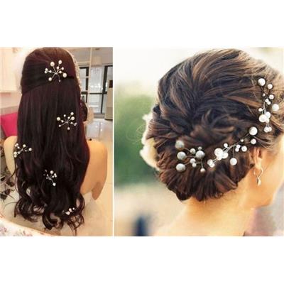 1 épingle à cheveux avec 11 perles mariage coiffure mariée