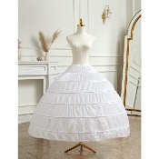 Jupon de mariée Taille unique  extensible 6 cerceaux