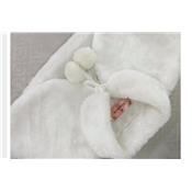 Boléro fillette blanc Pompon 2/3 ans mariage, cérémonie