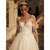 Nouveauté ! Robe de mariée Carnelian princesse Bianco Evento T 36 a 48 