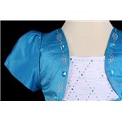 Robe fillette Pavot bleue, 24 mois, 3 ans