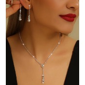 Parure fantaisie Intuition en strass argenté