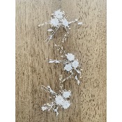 Lot de 3 épingles à cheveux de mariage en strass, perles et fleurs