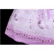  Robe fillette bébé lilas "Oeillet" 18 mois