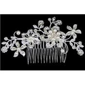 Barrette peigne marie fleurs n10
