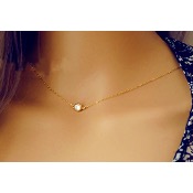Collier de dos Roma Fantaisie avec 4 strass dans le dos