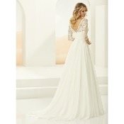 Robe de mariée Médusa T 36 ou 40 manches 3/4