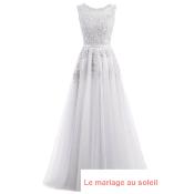 Robe de soire /marie Carla Blanche T 38