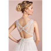 Robe de marie NEOLINE T42 ivoire dentelle tulle