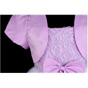  Robe fillette bébé lilas "Oeillet" 18 mois