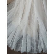 Robe de mariée Laura T 32 à 54 dentelle florale et tulle