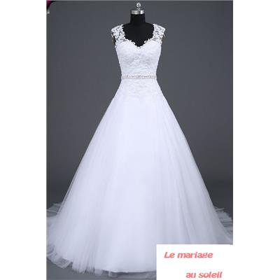 robe de mariée en blanc taille 34-54 au choix ♥ robe de mariée Neuf immédiatement +w031 ♥