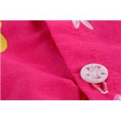 Robe bébé Fleur fillette fushia,  12 et 18 mois