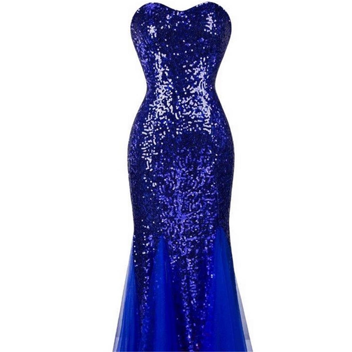 Robe Soiree Longue Bleue T36 38 40 42 44 Mariage Ceremonie Perpignan