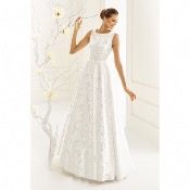 Destockage! Robe de mariée Cascada T40 Jacquard Bianco Evento ivoire