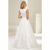 Destockage! Robe de mariée Cascada T40 Jacquard Bianco Evento ivoire