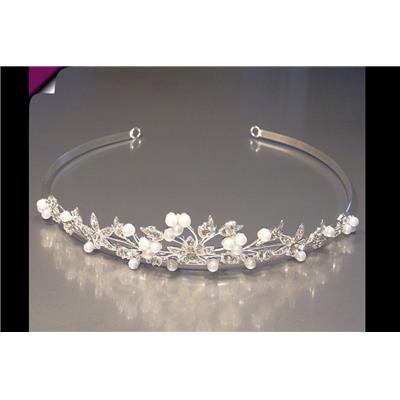 Serre tête perle pour mariée ou soirée, diadème, coiffure de mariée